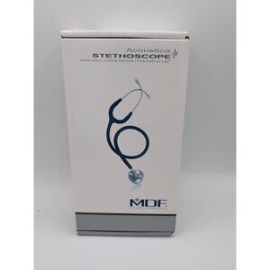 Acoustica Stethoscope Dual Head MDF Instruments 747XP - Black - Latex Free